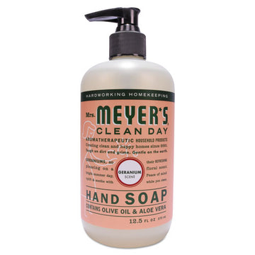 Mrs. Meyer's® Clean Day Liquid Hand Soap, Geranium, 12.5 Oz, 6-carton freeshipping - TVN Wholesale